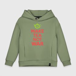 Детское худи Oversize хлопок Make tea not war