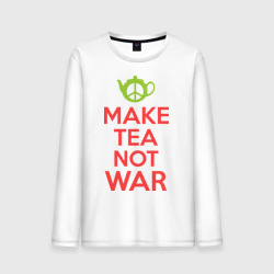 Мужской лонгслив хлопок Make tea not war