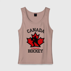 Женская майка хлопок Канада хоккей Canada Hockey