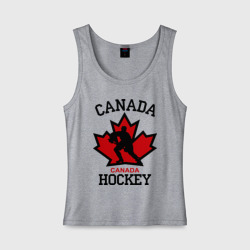 Женская майка хлопок Канада хоккей Canada Hockey