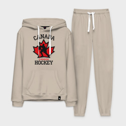 Мужской костюм хлопок с толстовкой Канада хоккей Canada Hockey