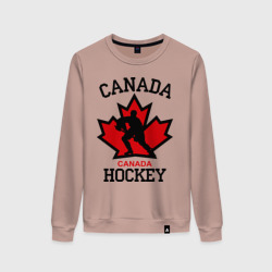 Женский свитшот хлопок Канада хоккей Canada Hockey