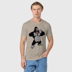 Мужская футболка хлопок Злая горилла - фото 2