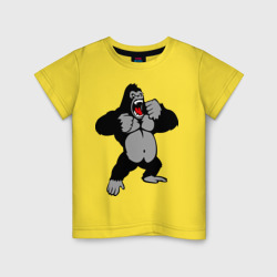 Детская футболка хлопок Злая горилла