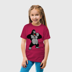 Детская футболка хлопок Злая горилла - фото 2