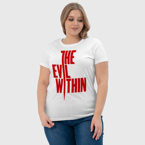 Женская футболка хлопок The Evil Within - фото 6