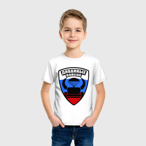 Детская футболка хлопок Диванные войска - фото 3