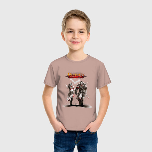 Детская футболка хлопок с принтом Divinity: Original Sin, фото на моделе #1
