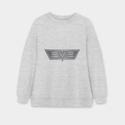 Женский свитшот oversize без начеса хлопок EVE online