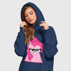 Платье-худи хлопок Pinky Pie hipster - фото 2
