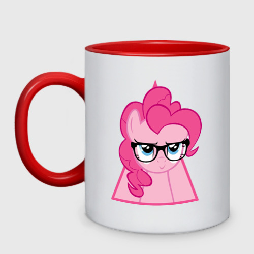 Кружка двухцветная Pinky Pie hipster