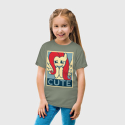 Детская футболка хлопок Fluttershy cute - фото 2