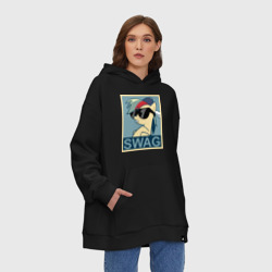 Худи SuperOversize хлопок Rainbow Dash swag - фото 2