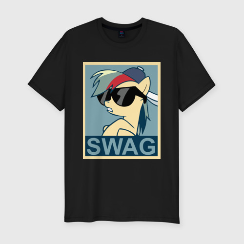 Премиум футболка "Rainbow Dash swag" фото 0