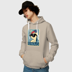 Мужская толстовка хлопок Rainbow Dash swag - фото 2