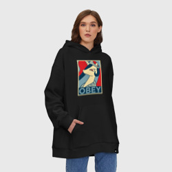 Худи SuperOversize хлопок Trixie Obey - фото 2