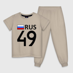 Детская пижама хлопок Магаданская область 49
