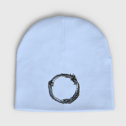 Женская шапка демисезонная The Elder Scrolls online серебро