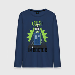 Мужской лонгслив хлопок Верь мне, я доктор