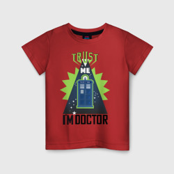Детская футболка хлопок Верь мне, я доктор