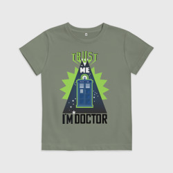Детская футболка хлопок Верь мне, я доктор