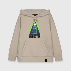 Детская толстовка хлопок Верь мне, я доктор