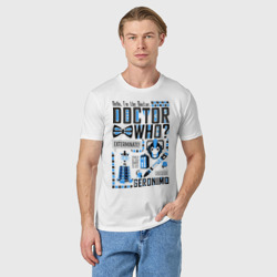 Мужская футболка хлопок Доктор Кто - фото 2