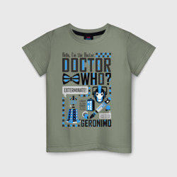 Детская футболка хлопок Доктор Кто