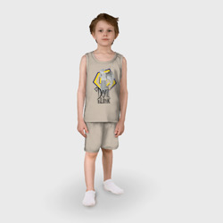 Детская пижама с шортами хлопок Не моргай - фото 2