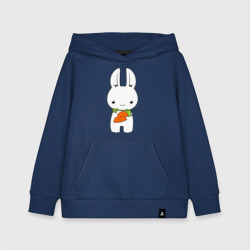 Детская толстовка хлопок Зайчик с морковкой