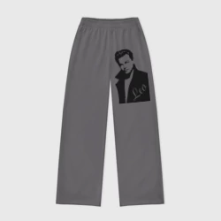 Женские брюки oversize без начеса хлопок Леонардо Дикаприо