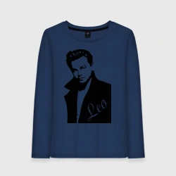 Женский лонгслив хлопок Леонардо Дикаприо
