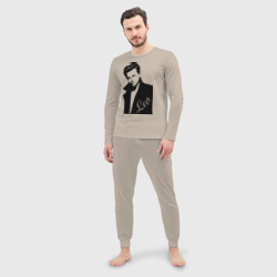 Мужская пижама с лонгсливом хлопок Леонардо Дикаприо - фото 2