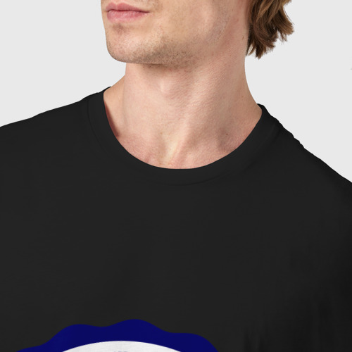Мужская футболка хлопок Эмблема - Павел, цвет черный - фото 6