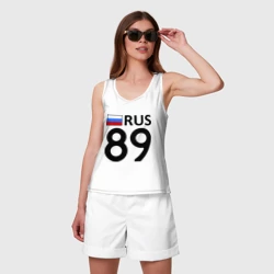 Женская майка хлопок Ямало-Ненецкий АО 89 - фото 2