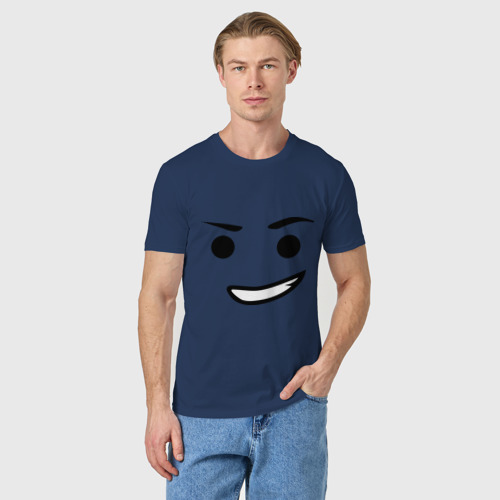 Мужская футболка хлопок Emmet, цвет темно-синий - фото 3