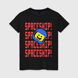 Женская футболка хлопок Spaceship