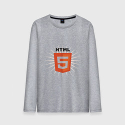 Мужской лонгслив хлопок HTML 5