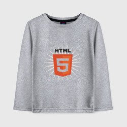 Детский лонгслив хлопок HTML 5