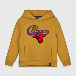 Детское худи Oversize хлопок Чикаго Булс Chicago bulls