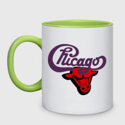 Кружка двухцветная Чикаго Булс Chicago bulls