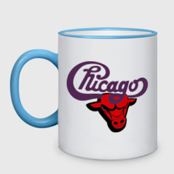 Кружка двухцветная Чикаго Булс Chicago bulls