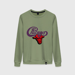 Женский свитшот хлопок Чикаго Булс Chicago bulls