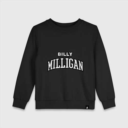 Детский свитшот хлопок Billy Milligan Rap, цвет черный