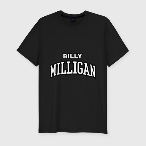 Мужская футболка хлопок Slim Billy Milligan Rap, цвет черный