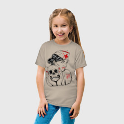 Детская футболка хлопок Тату медсестра - фото 2