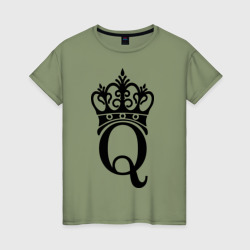 Женская футболка хлопок Queen