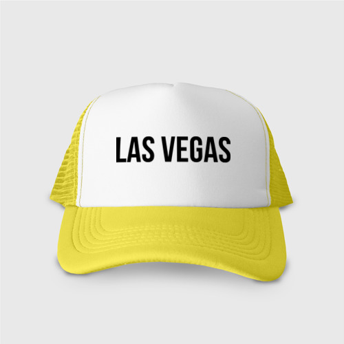 Кепка тракер с сеткой Las Vegas, цвет желтый