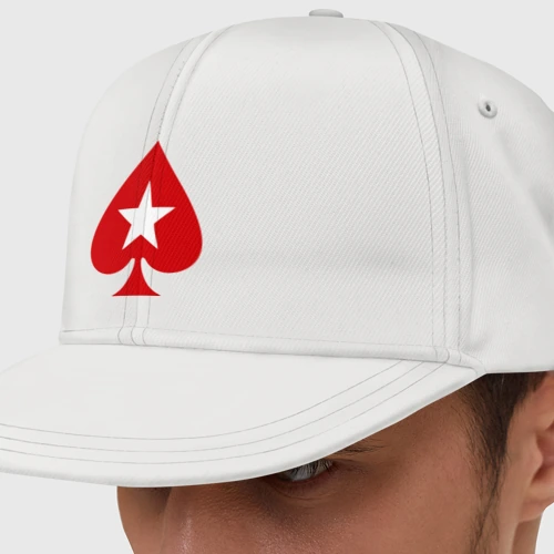 Кепка снепбек с прямым козырьком Покер Пики Poker Stars