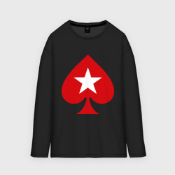 Мужской лонгслив oversize хлопок Покер Пики Poker Stars